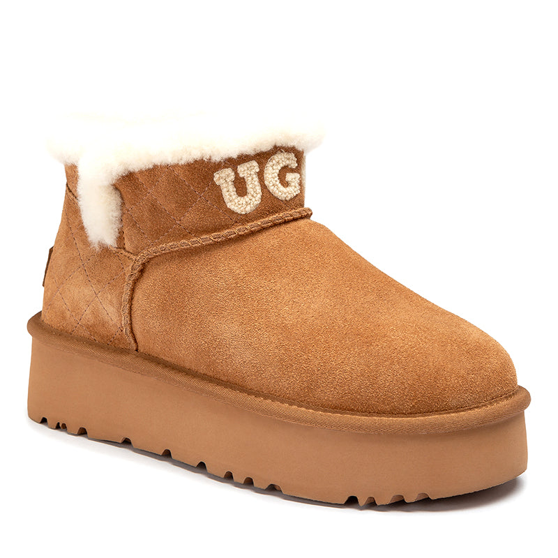Logo Mini Platform Ugg Boots