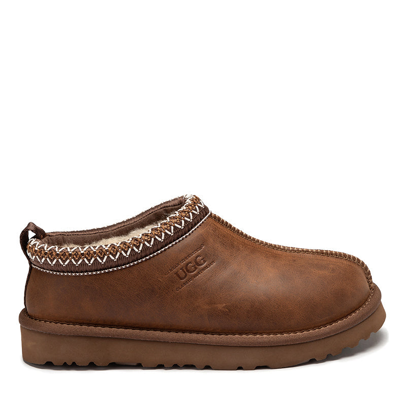 Tas Oiled Leather Ugg Slipper