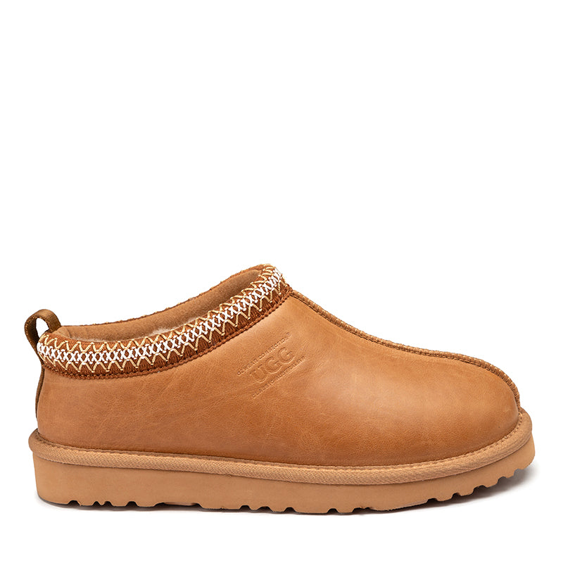 Tas Oiled Leather Ugg Slipper
