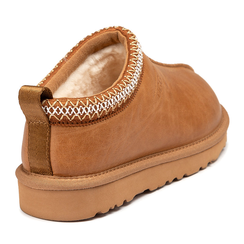 Tas Oiled Leather Ugg Slipper