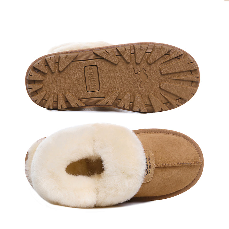 Fluffy Strap Ladies Scuff Uggs