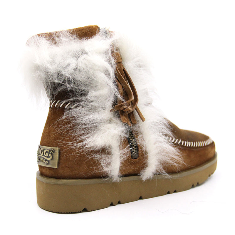 Side Fur Ugg Boots