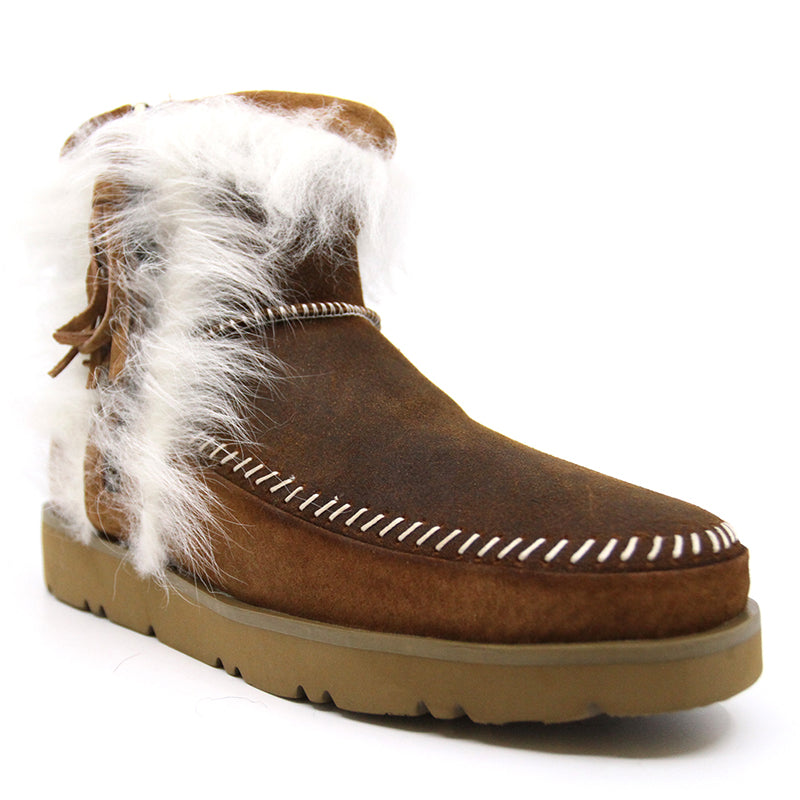 Side Fur Ugg Boots