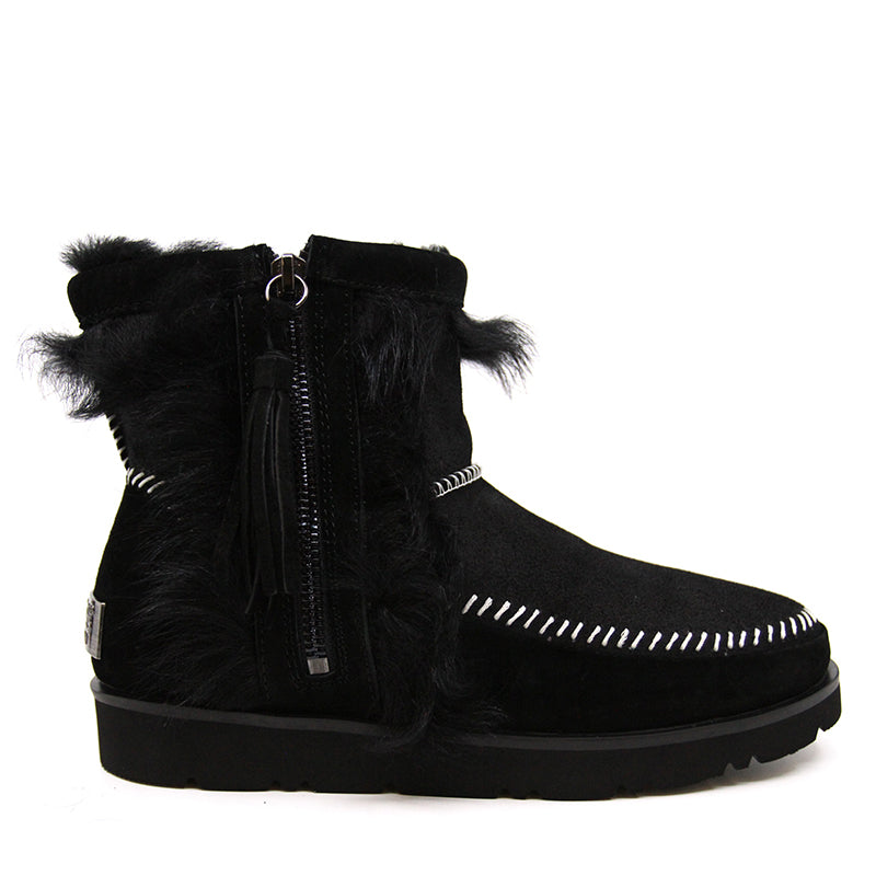 Side Fur Ugg Boots