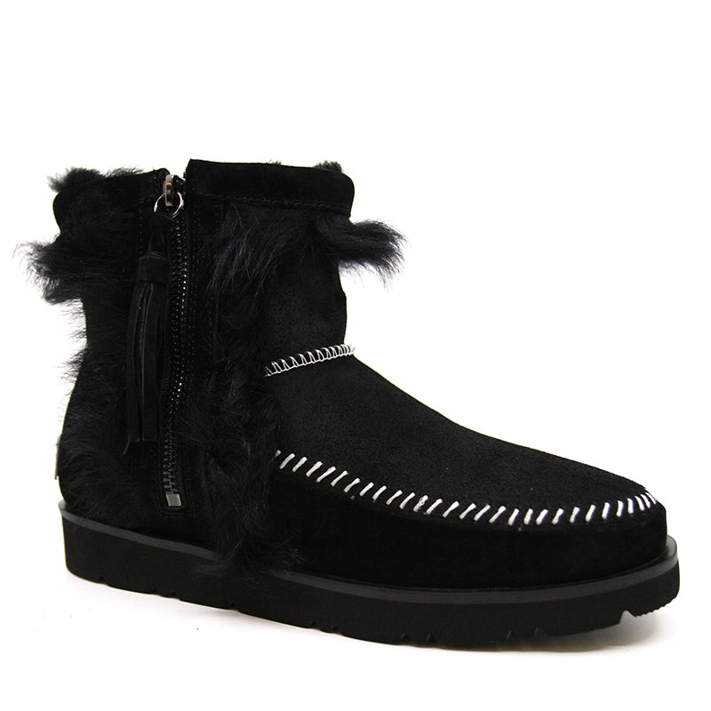 Side Fur Ugg Boots