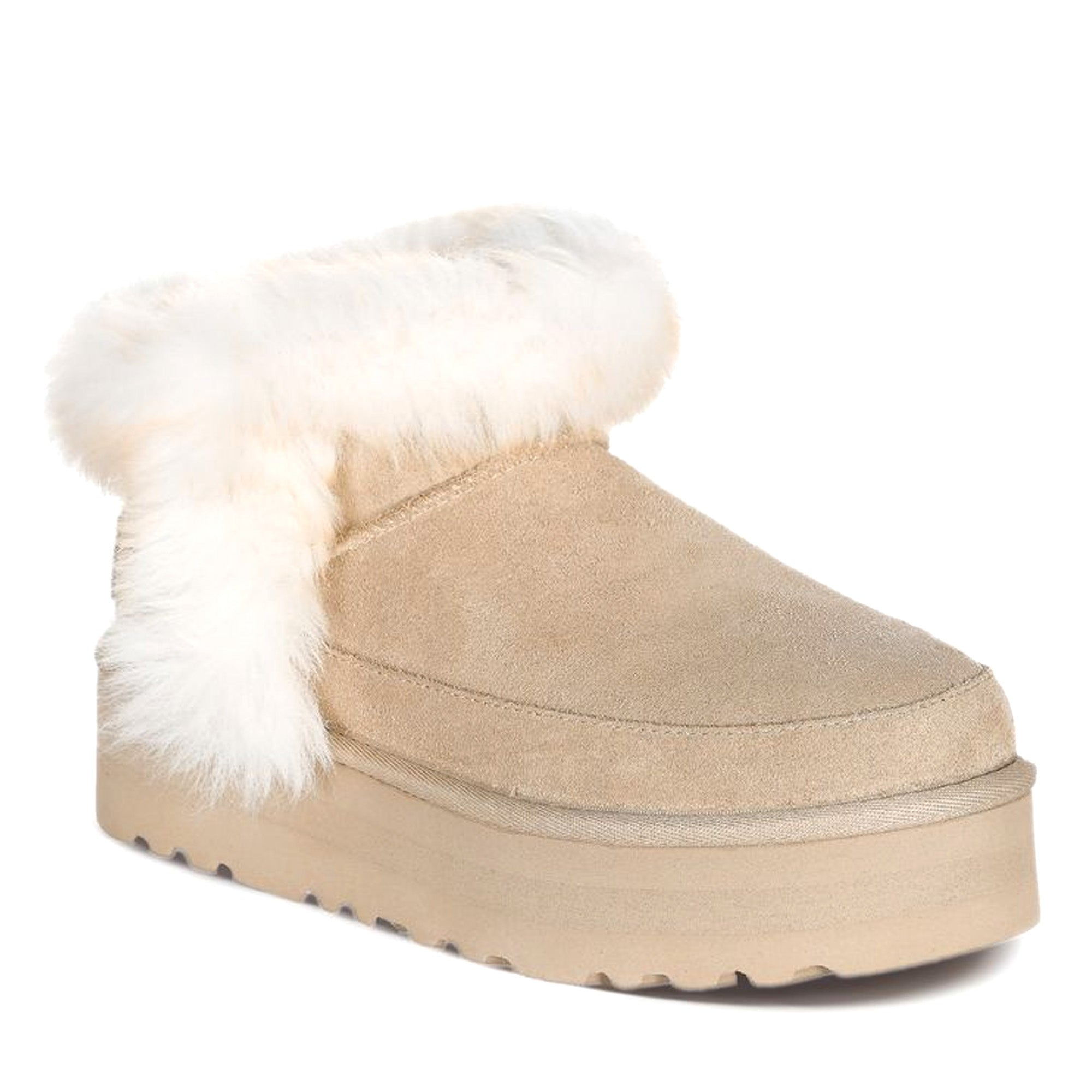 Mini Fluffy Platform Uggs