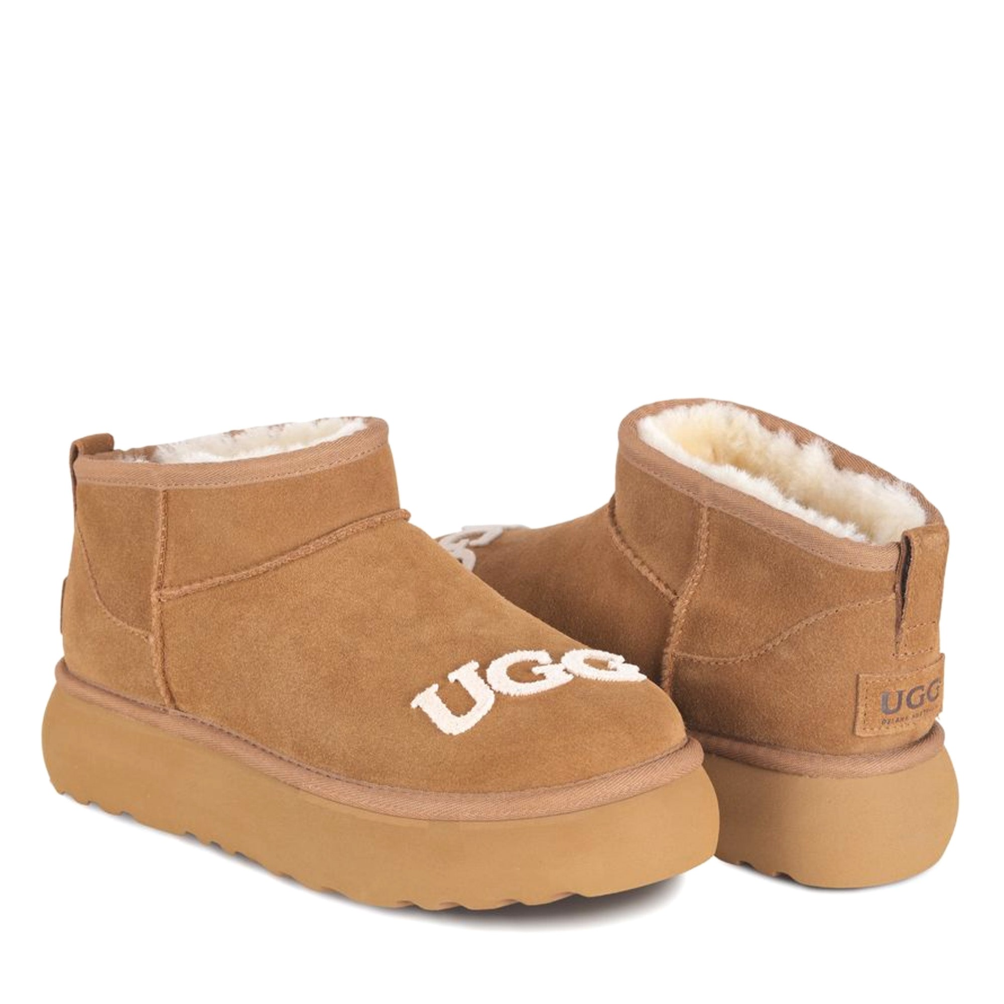 Platform Logo Mini Ugg Boots