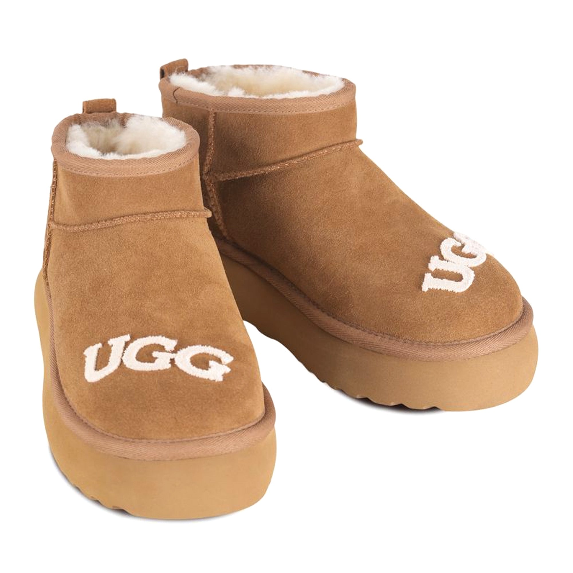 Platform Logo Mini Ugg Boots