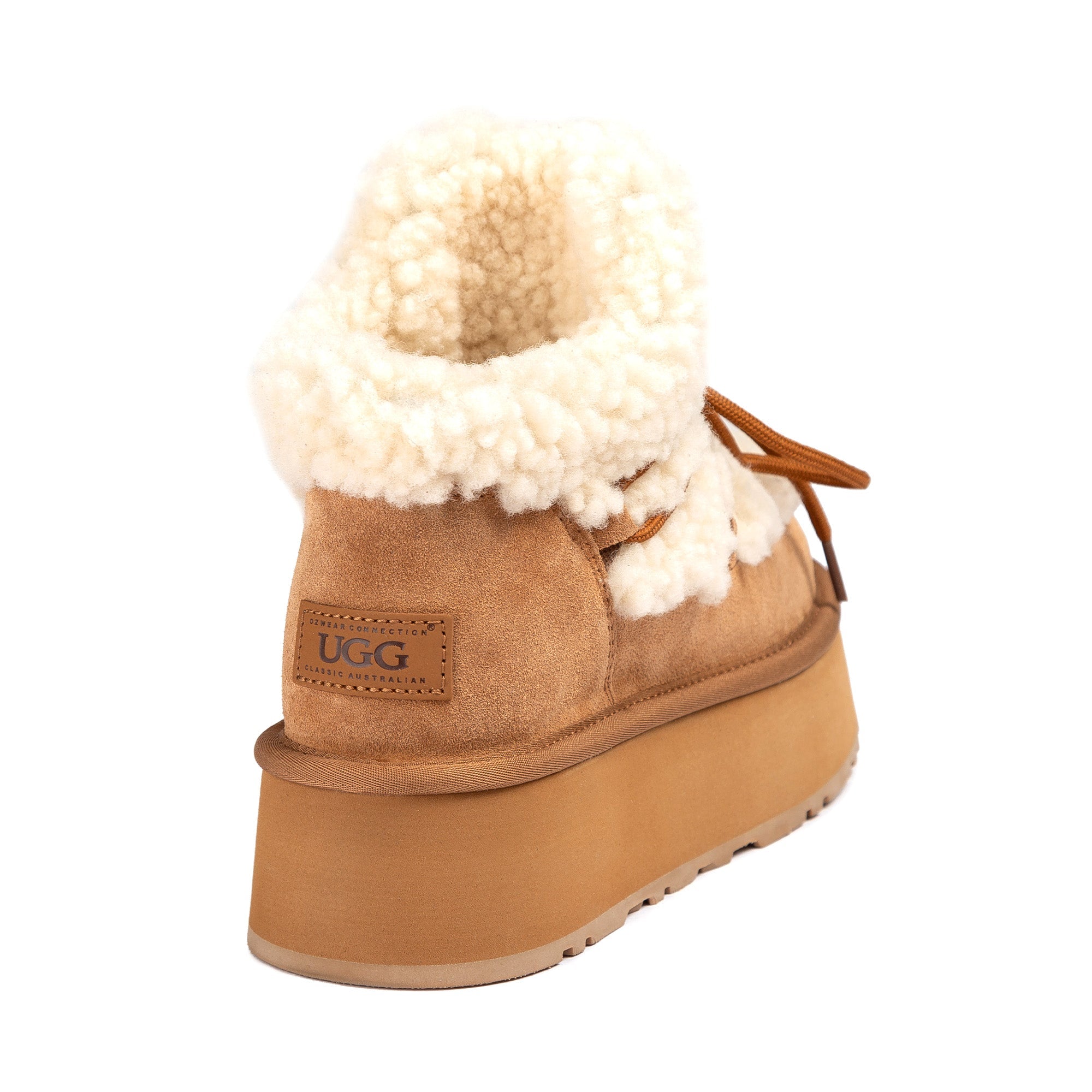 Fluffy Lace Platform Uggs