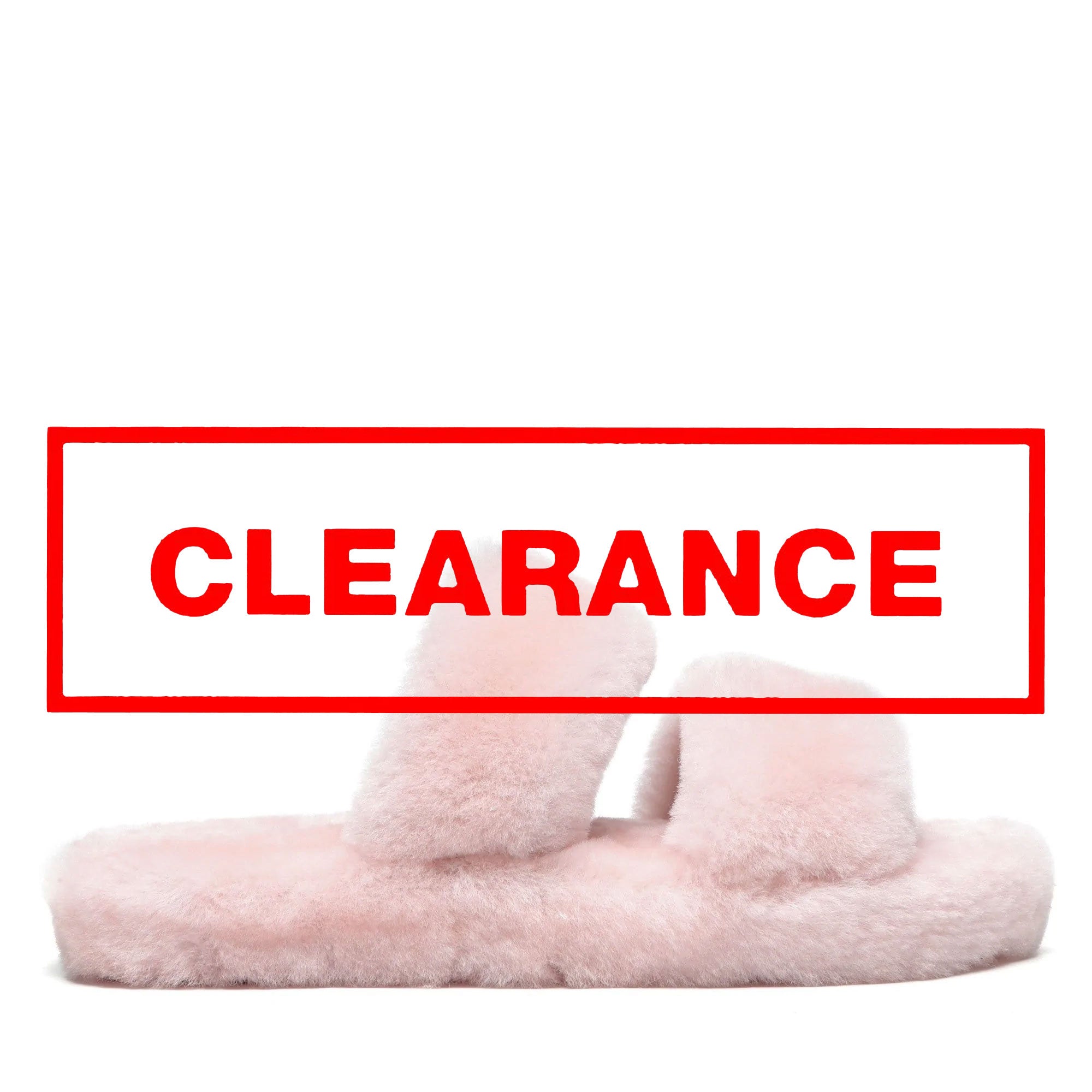UGG Double Strap Women Fluffy Slides