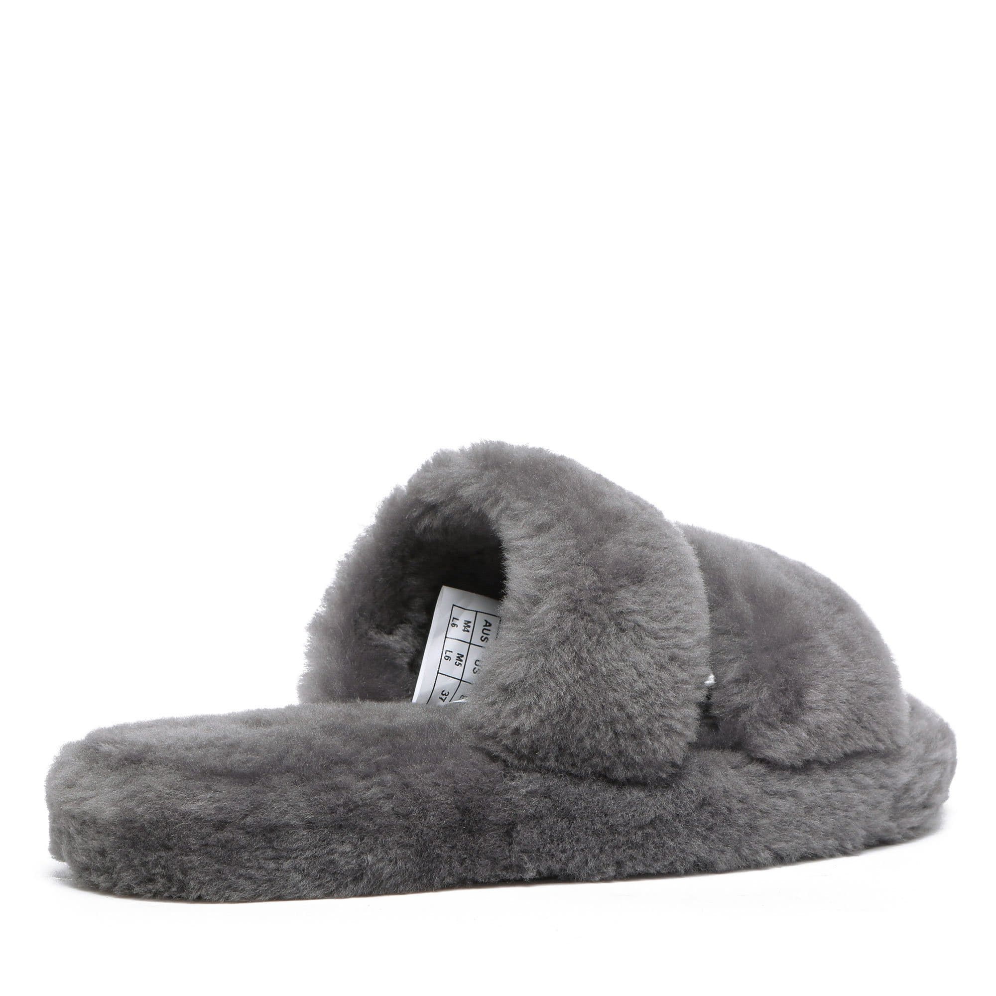 UGG Double Strap Women Fluffy Slides