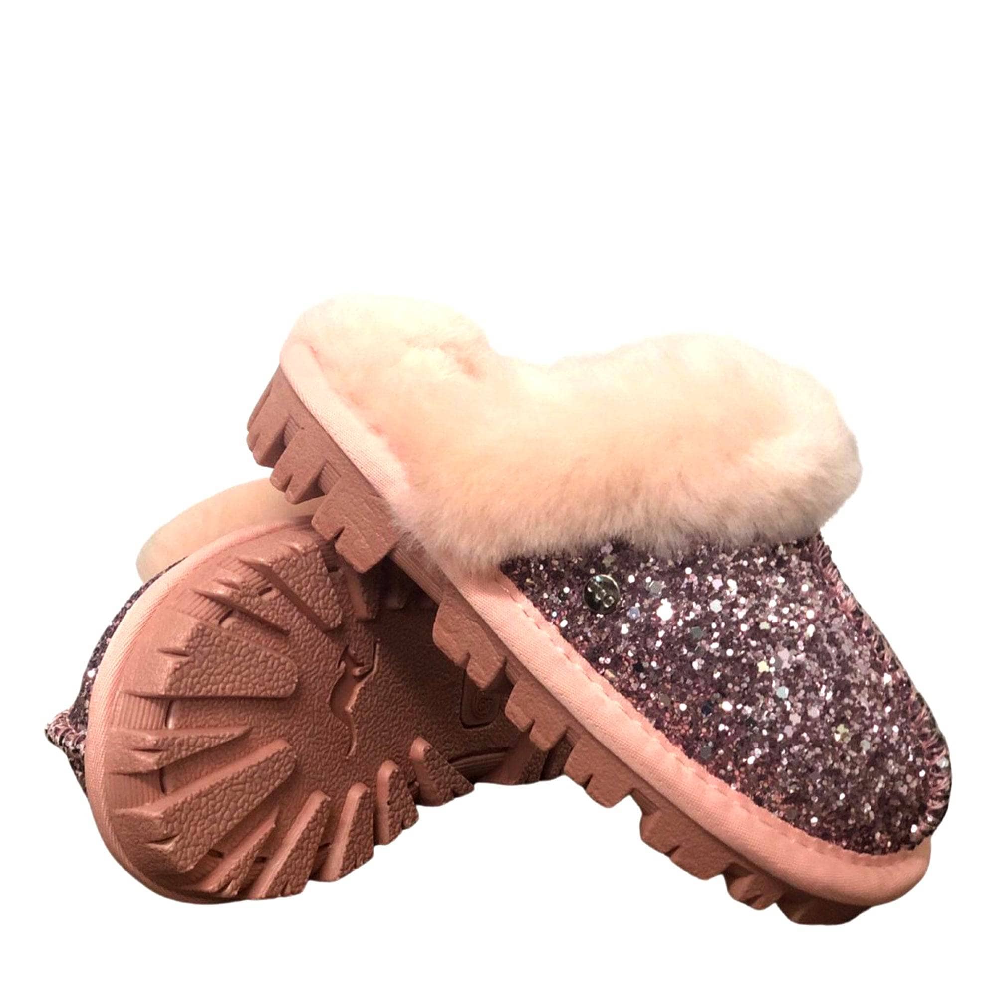 Glitzy Kid's Scuff Uggs