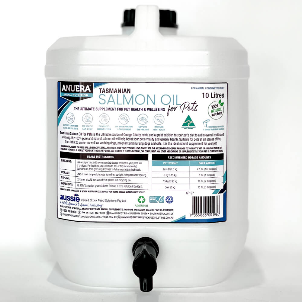 Tasmanian Salmon Oil for Pets 10 Litres