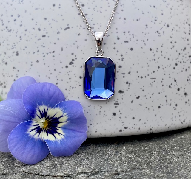 Radiant Crystal Ring - Sapphire