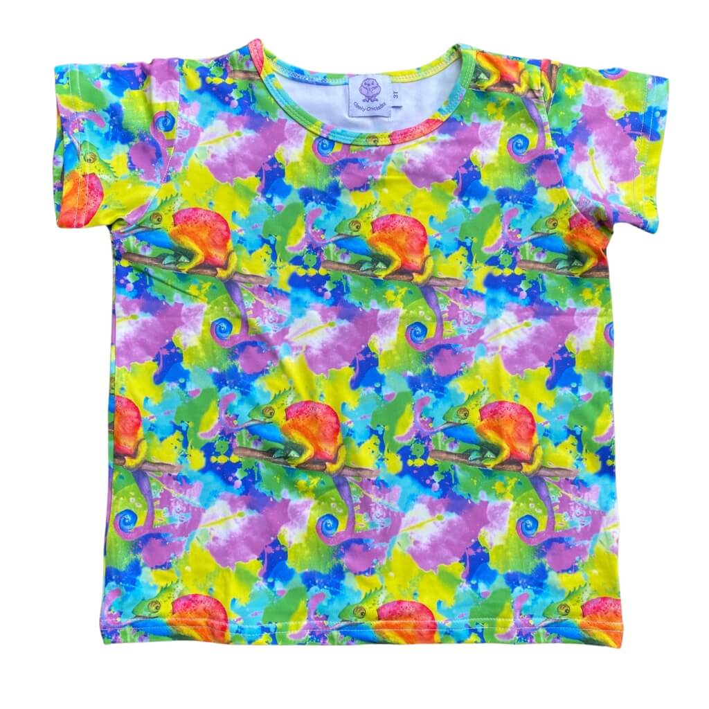 Australian Print Children's Tops - short sleeve