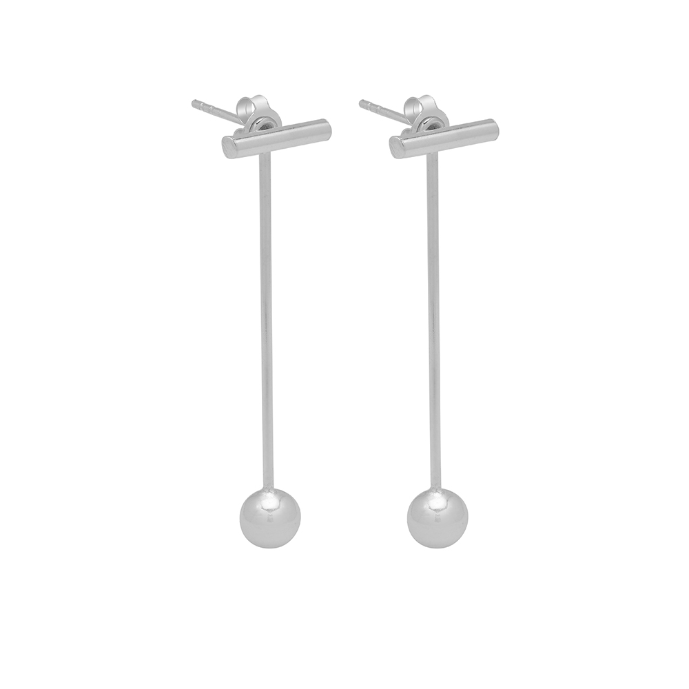 Ball & Bar Earrings