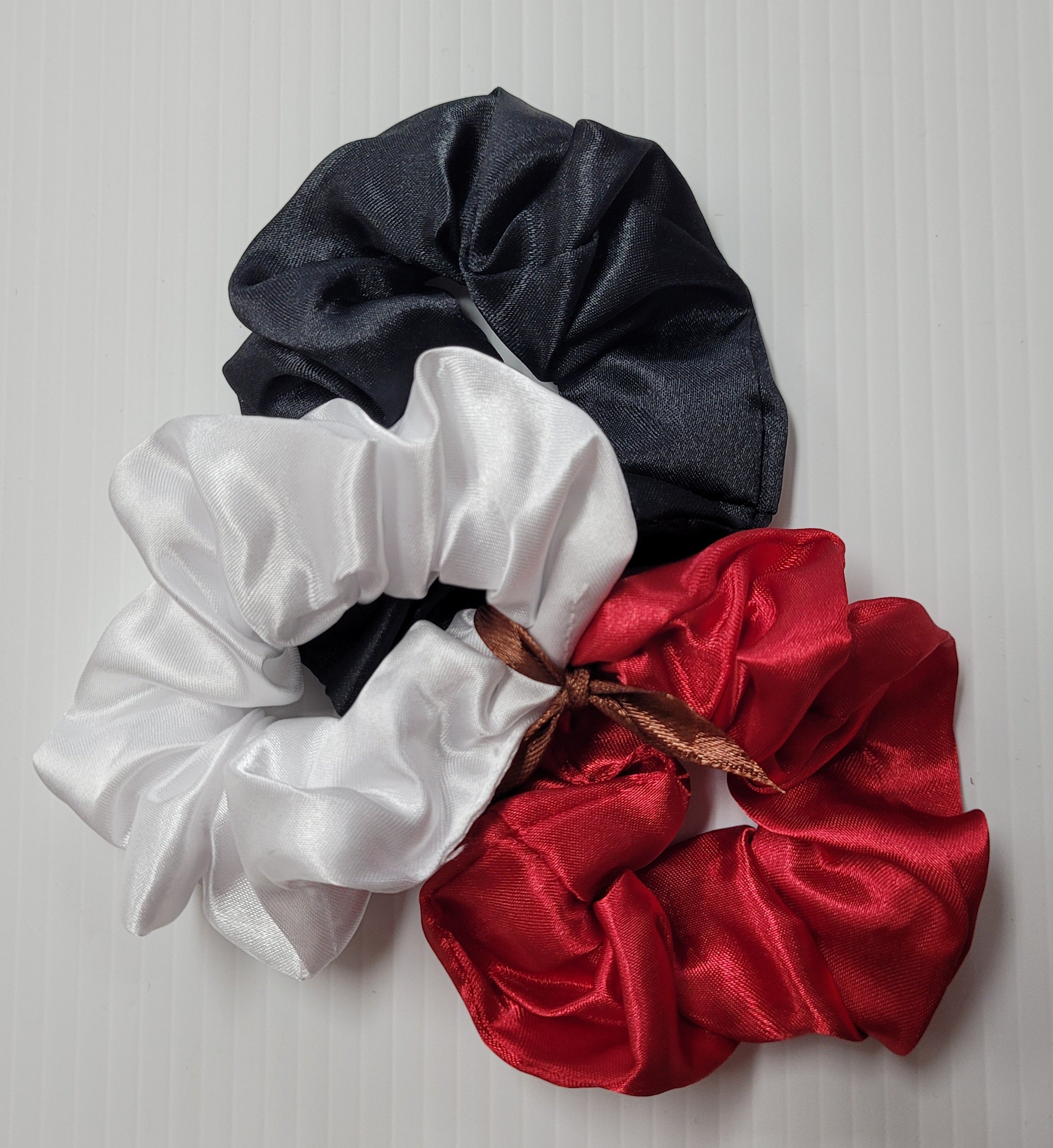 Satin Scrunchies - 3 Pack