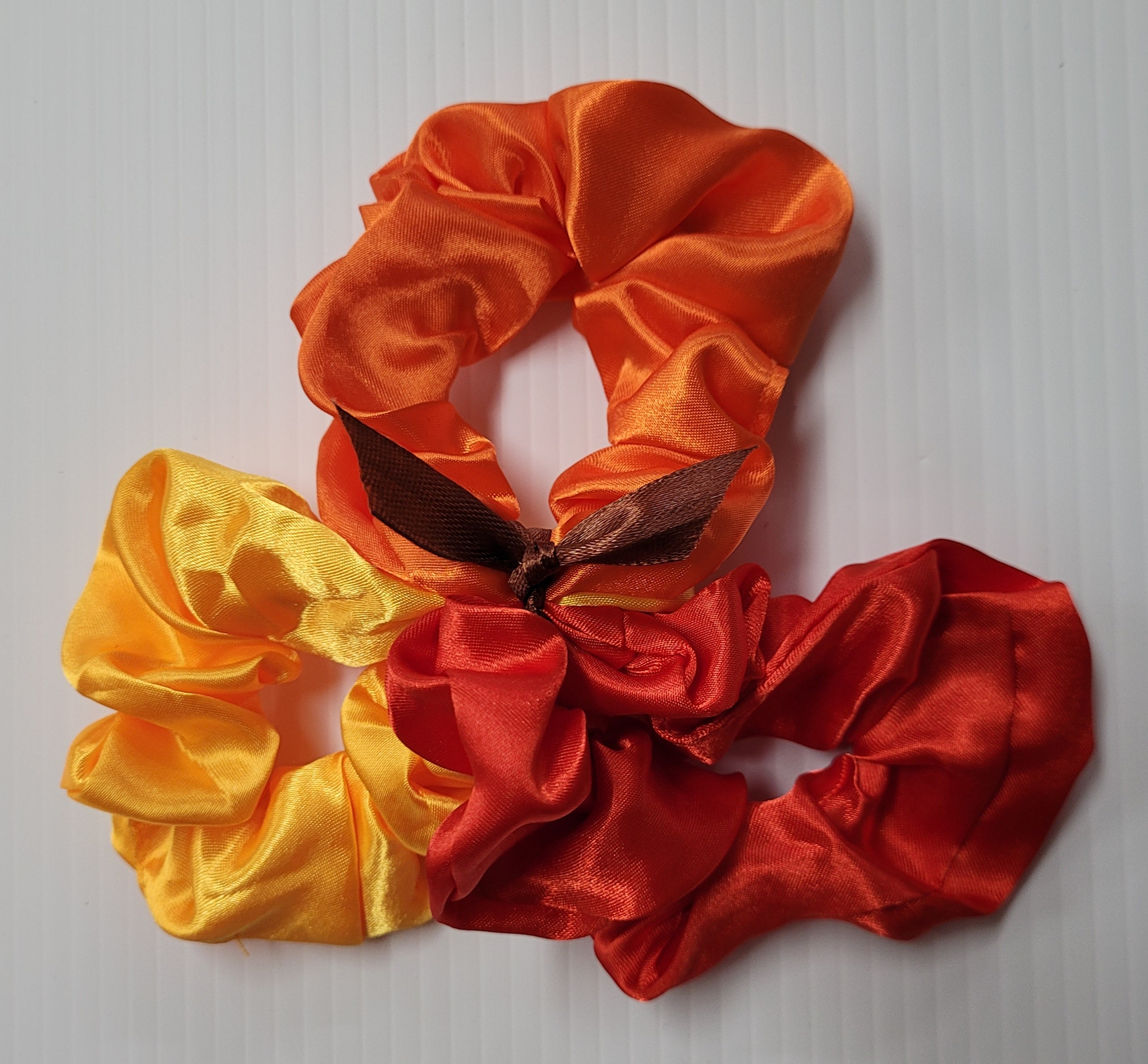 Satin Scrunchies - 3 Pack