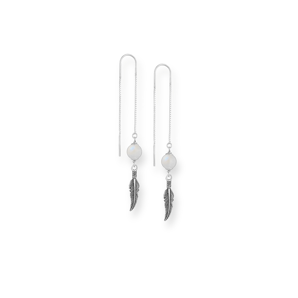 Feather Hook Earrings