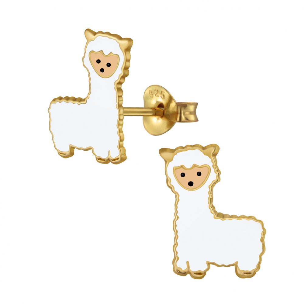 Alpaca Stud Earring
