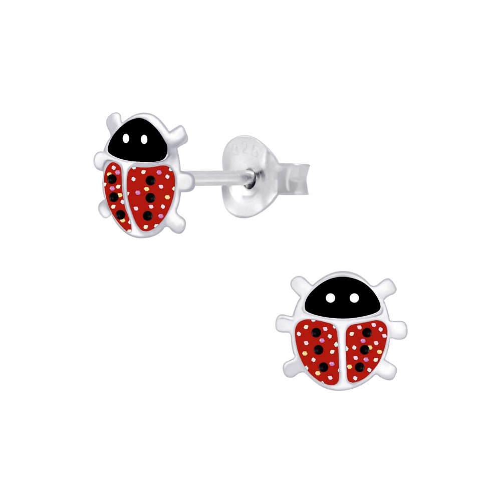 Lady Bug Stud Earring