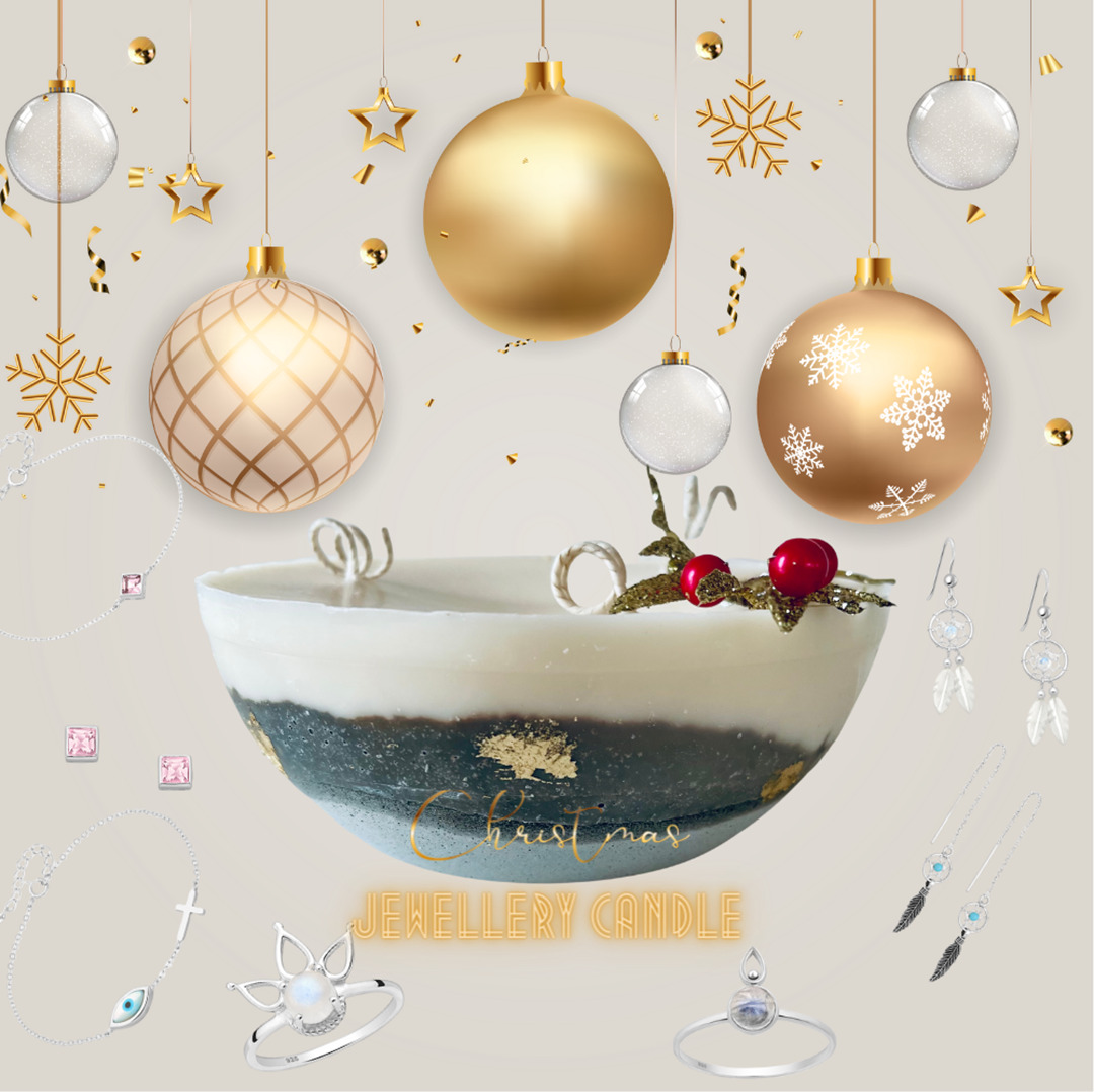 Limited Edition Christmas Pudding Jewellery Candle  XXL