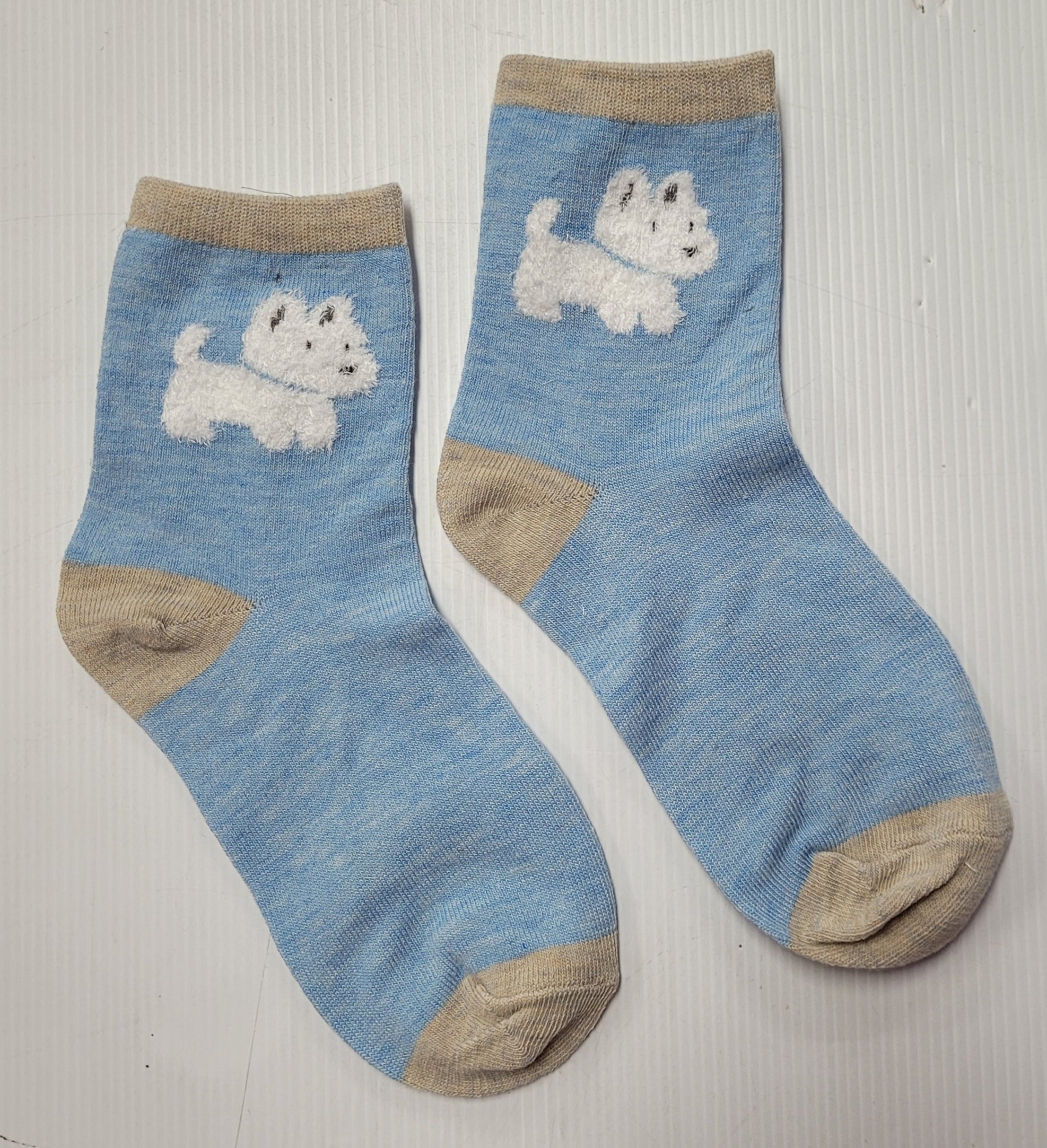 Adult Thick Plush Dog Designs Socks