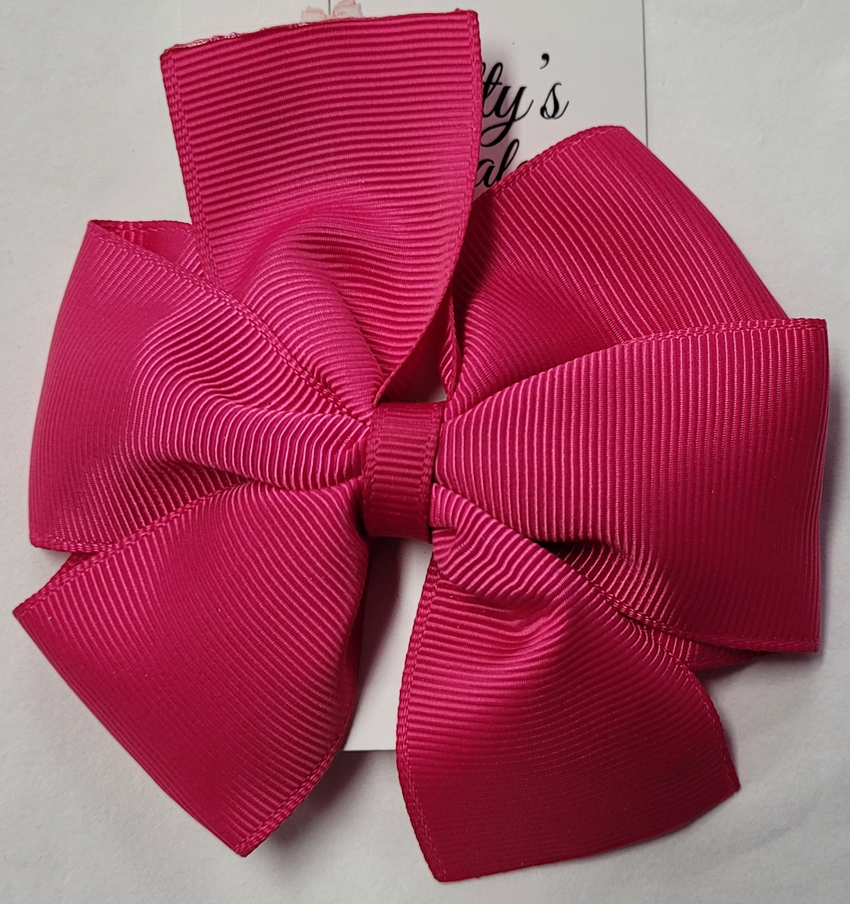 Bow Hair Clips - Plain Colours - Lot 1