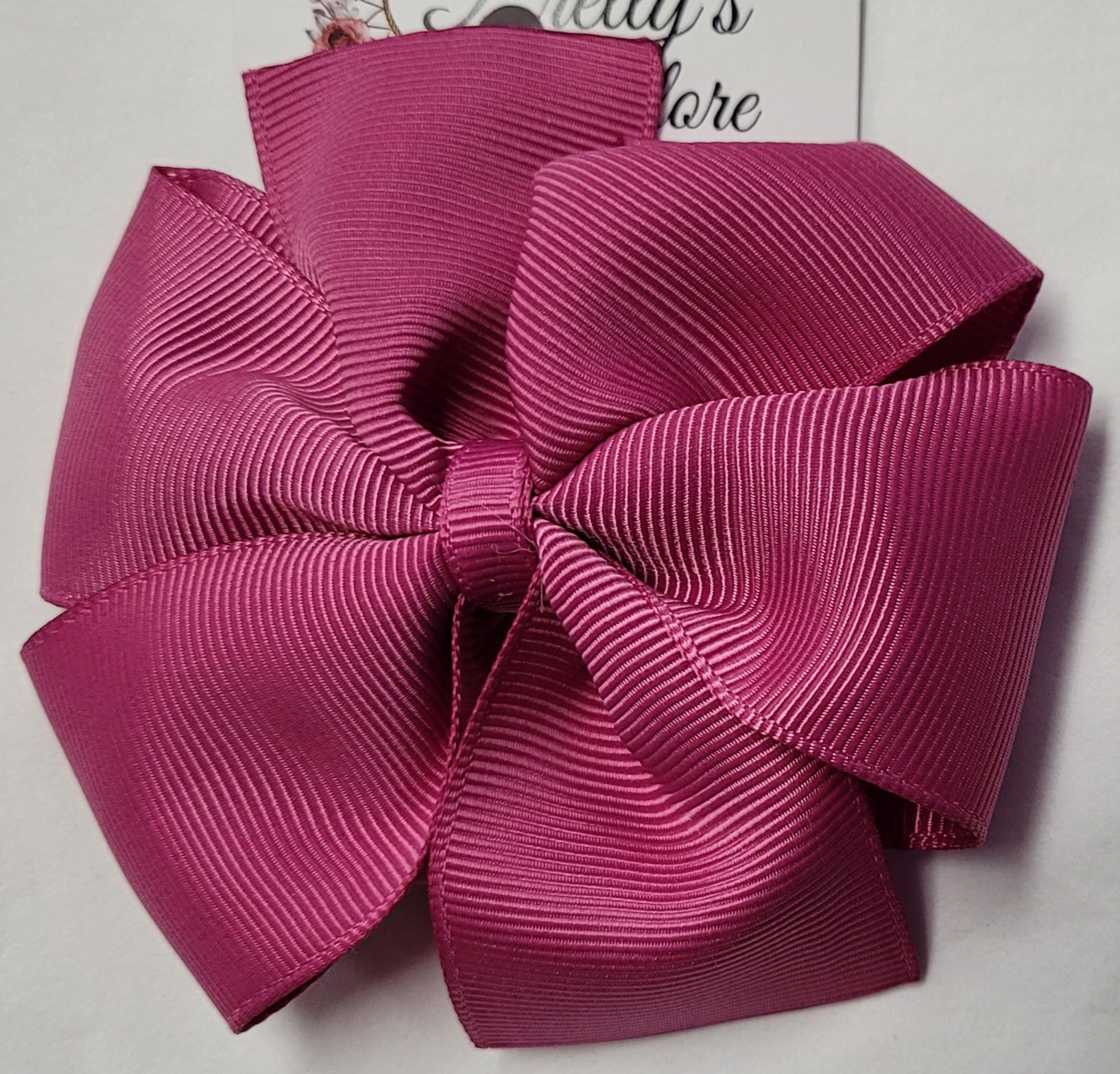 Bow Hair Clips - Plain Colours - Lot 1