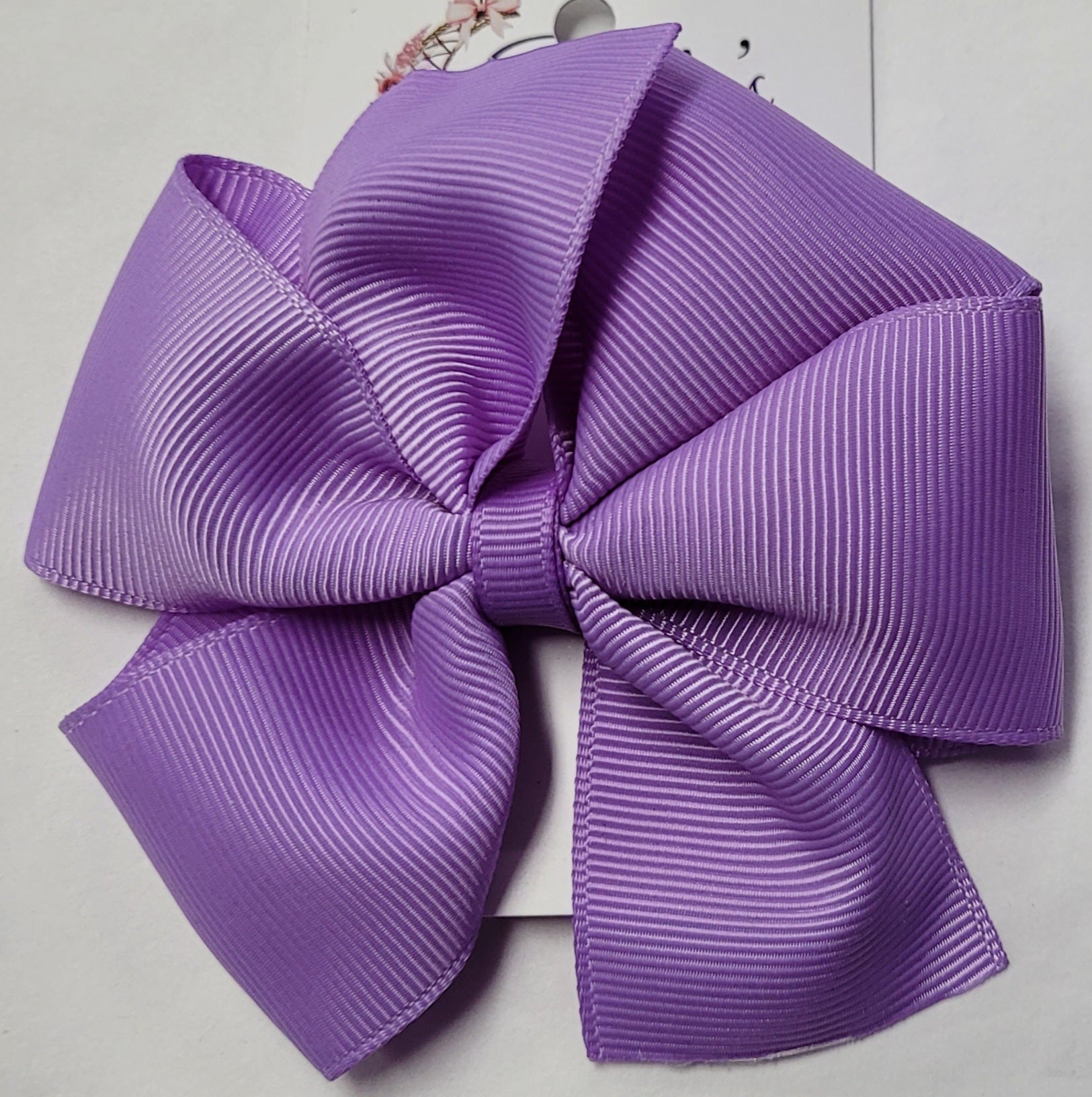 Bow Hair Clips - Plain Colours - Lot 1