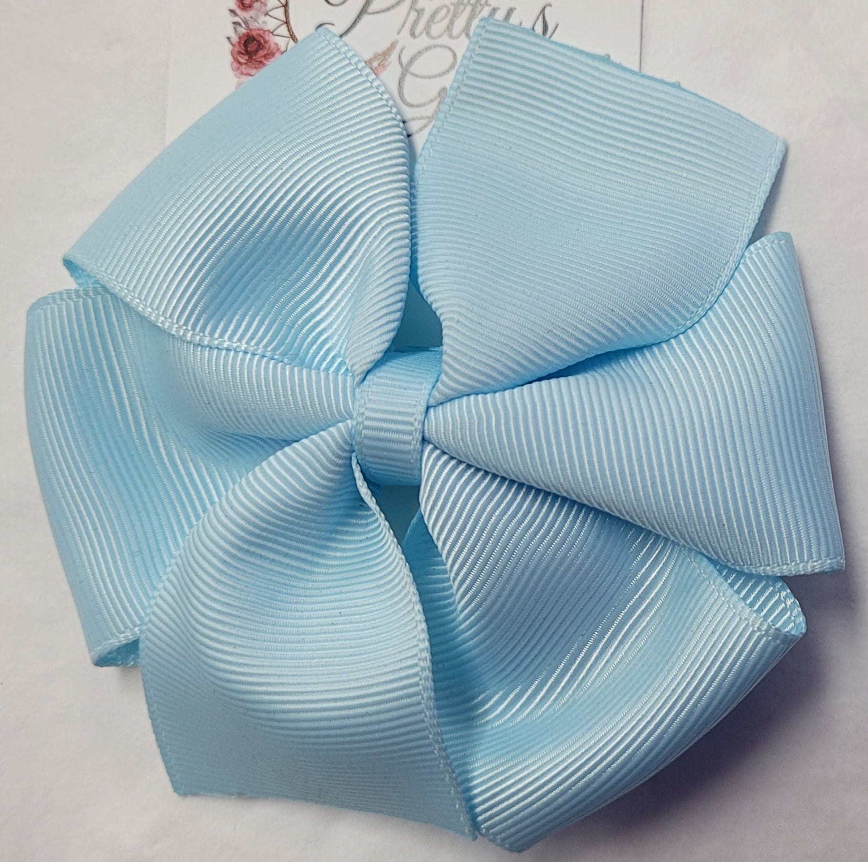 Bow Hair Clips - Plain Colours - Lot 2