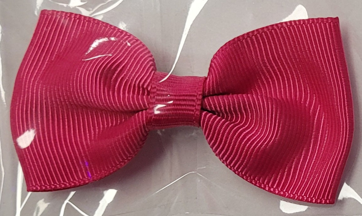 Classic Hair Bow Clips - Plain