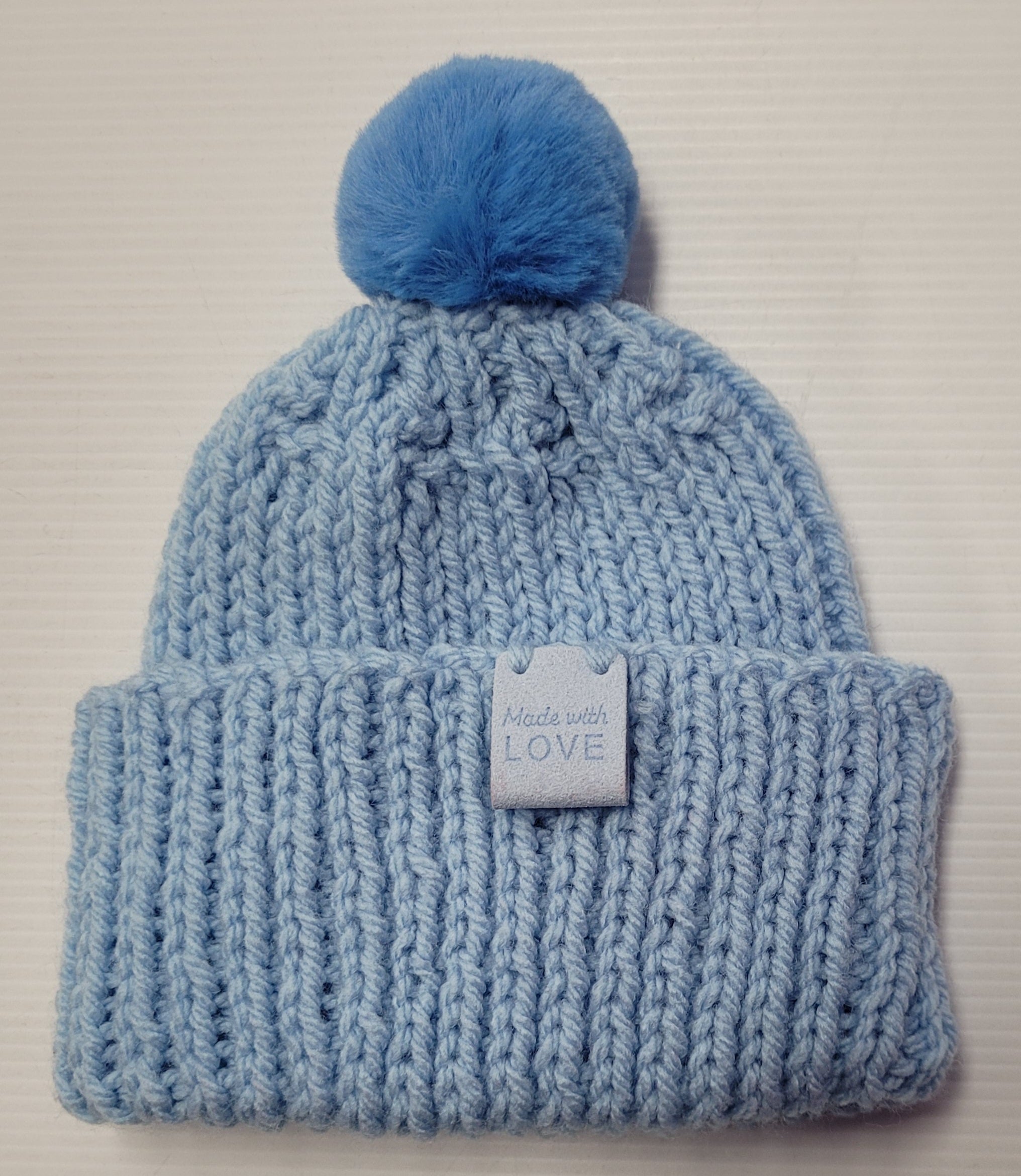 Beanies with Pom Poms - Babies and Children