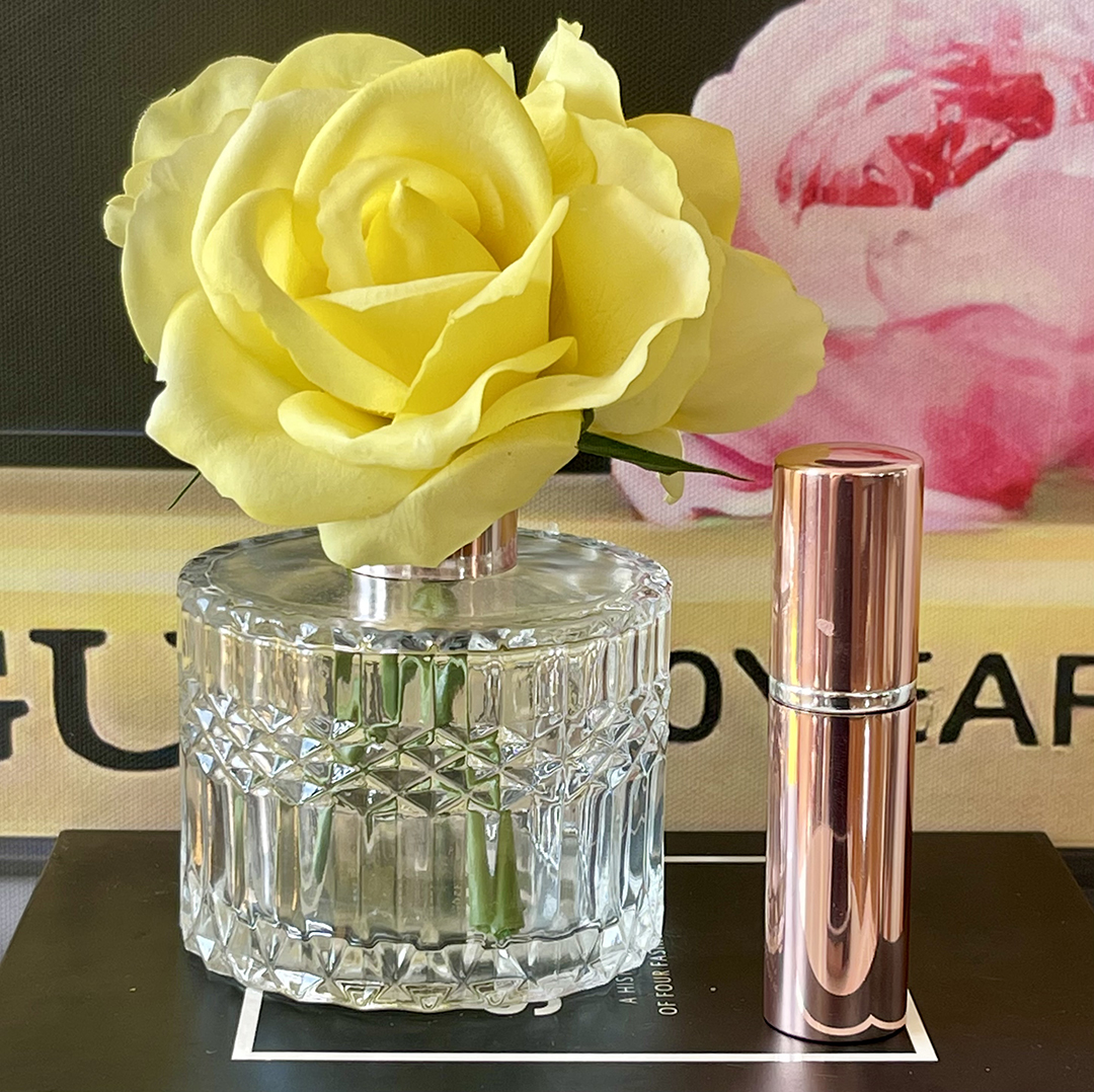Perfumed Natural Touch Roses - Yellow