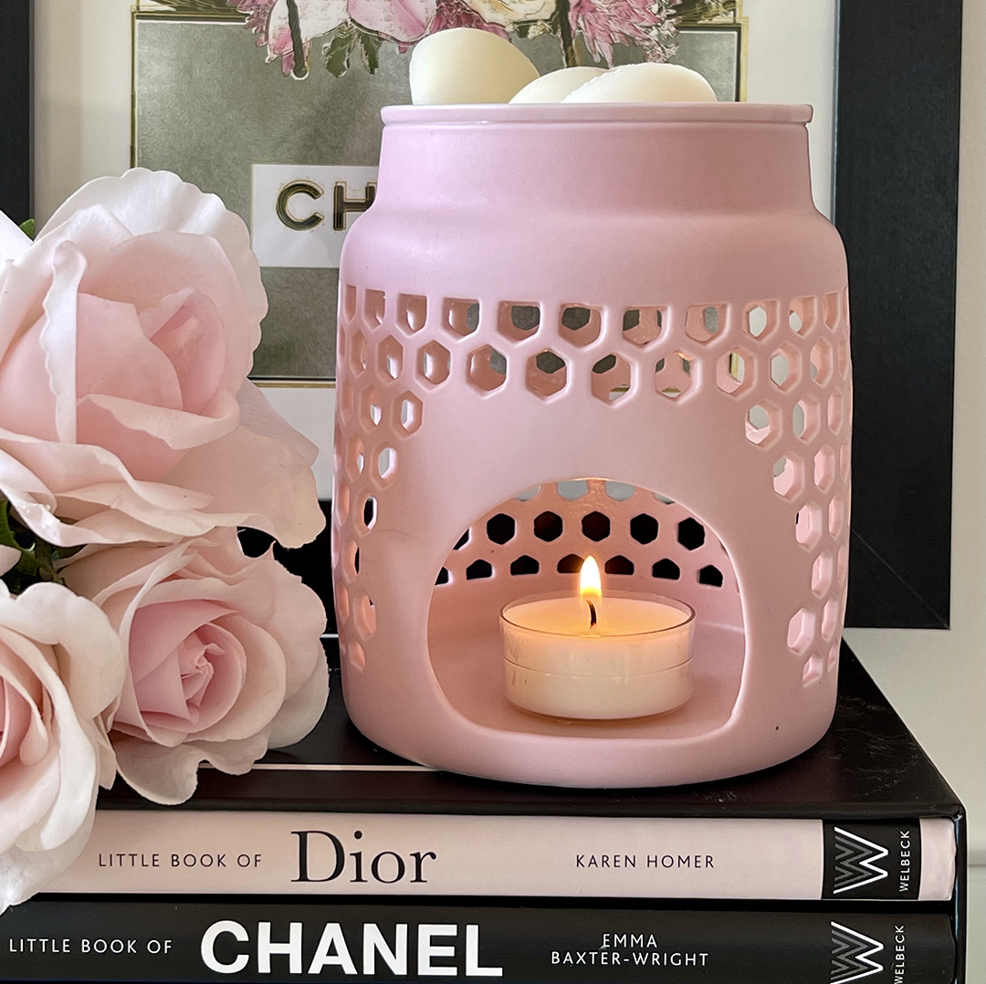 Pink Honeycomb Burner