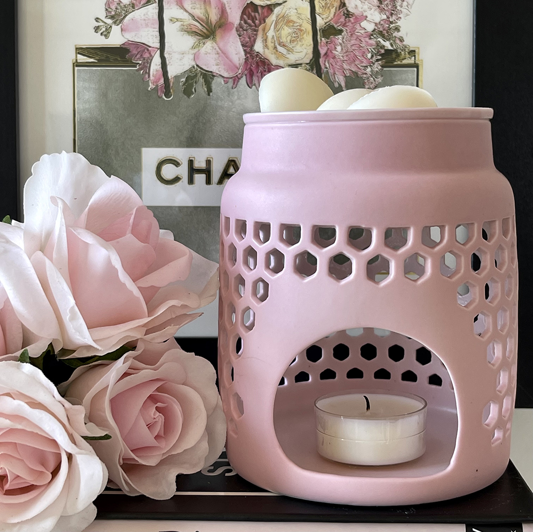 Pink Honeycomb Burner
