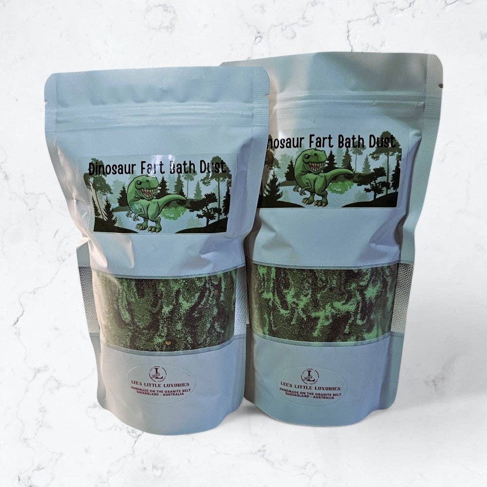 Dinosaur Farts Bath Dust: 300g Pouch