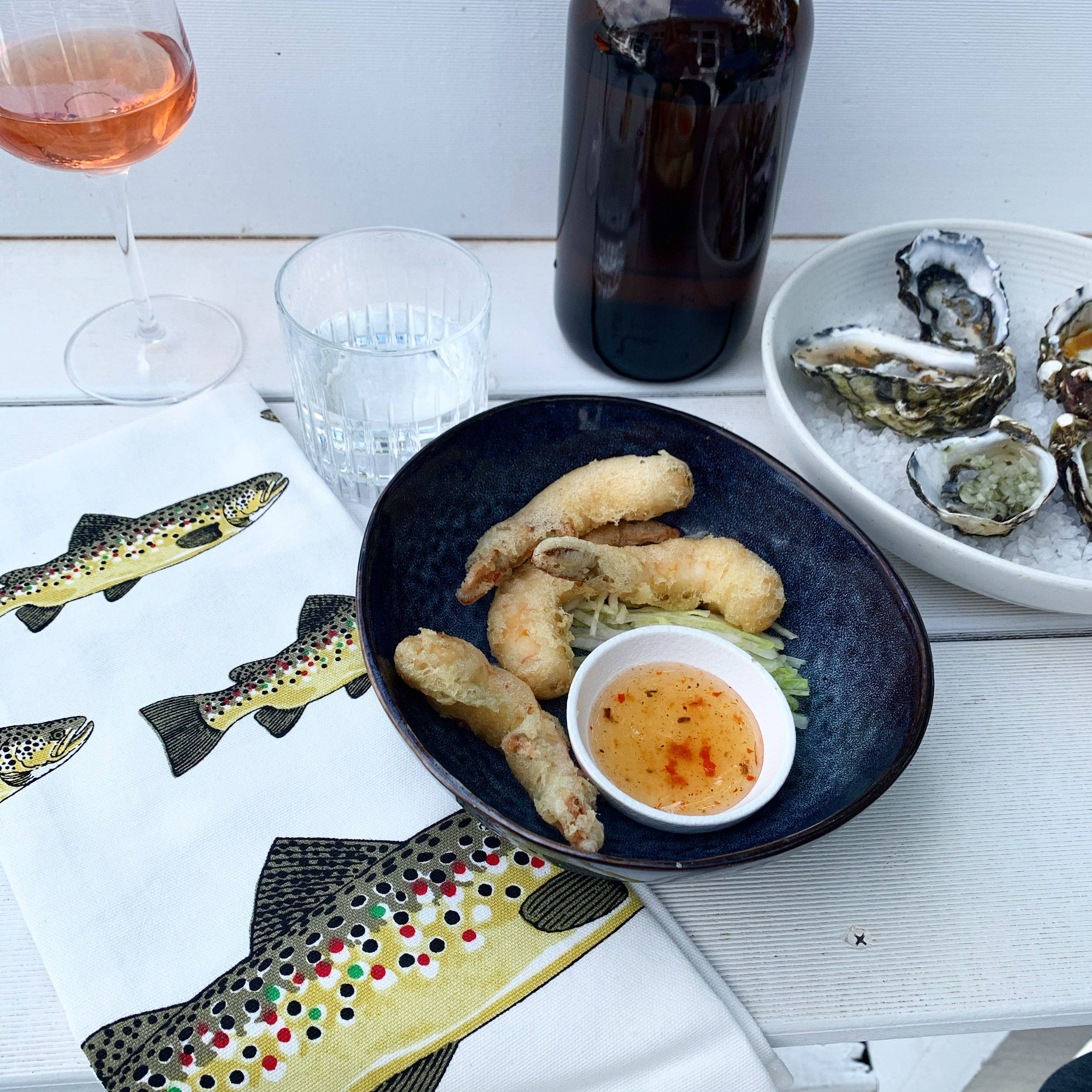 Tea Towel - Trout Fishing: Hangsell (Carded)