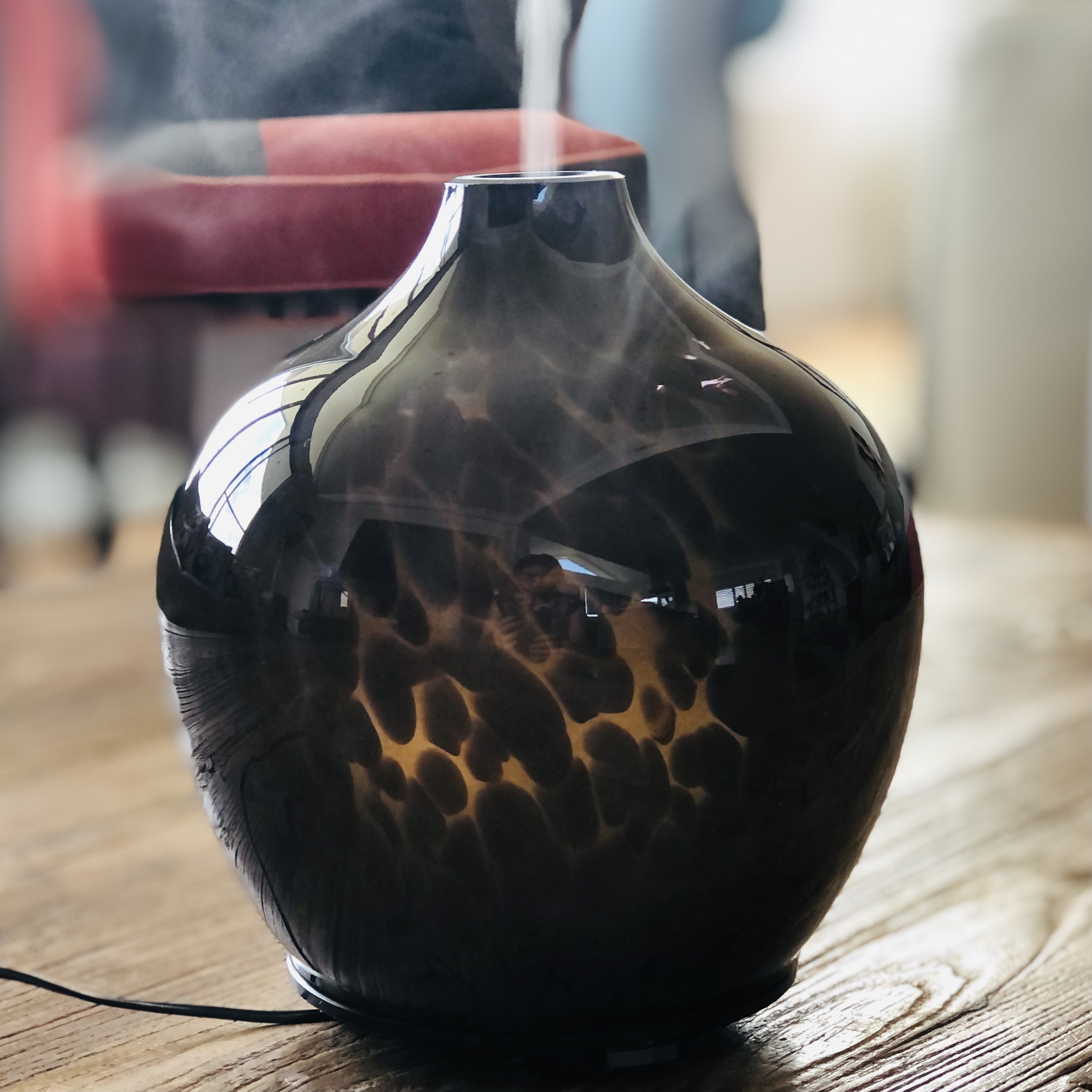 Ultrasonic Aroma Diffuser Black Leopard