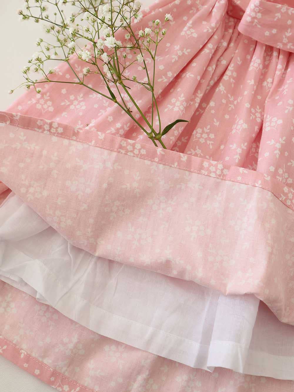 Girl Alice Blossom Pink Two-way Dress  (100% Cotton): 2-3T