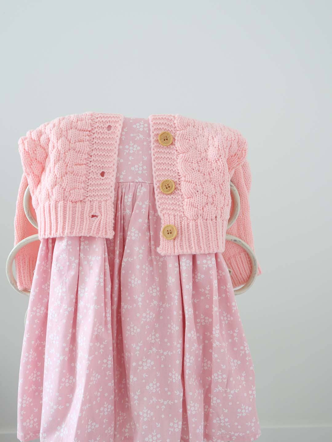 Girl Alice Blossom Pink Two-way Dress  (100% Cotton): 4-5T