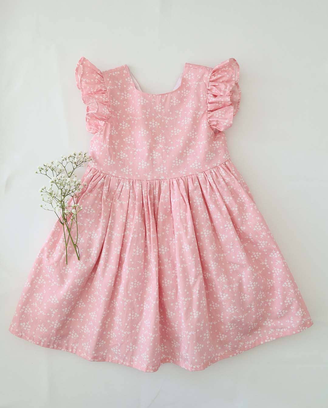 Girl Alice Blossom Pink Two-way Dress  (100% Cotton): 3-4T