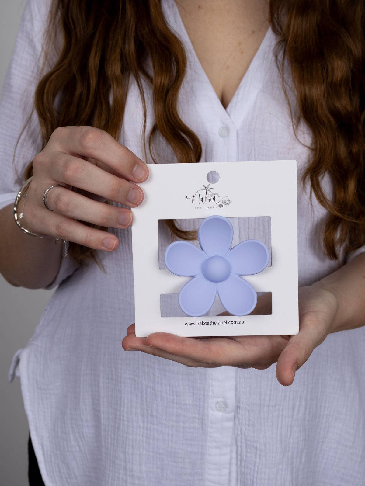 Claw Clip -- Flower - Lavender