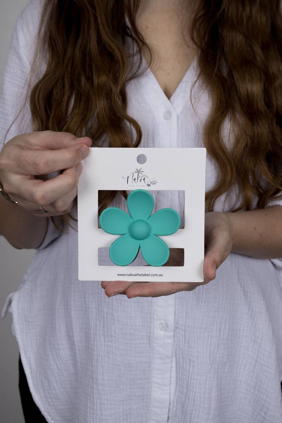 Claw Clip -- Flower - Ocean