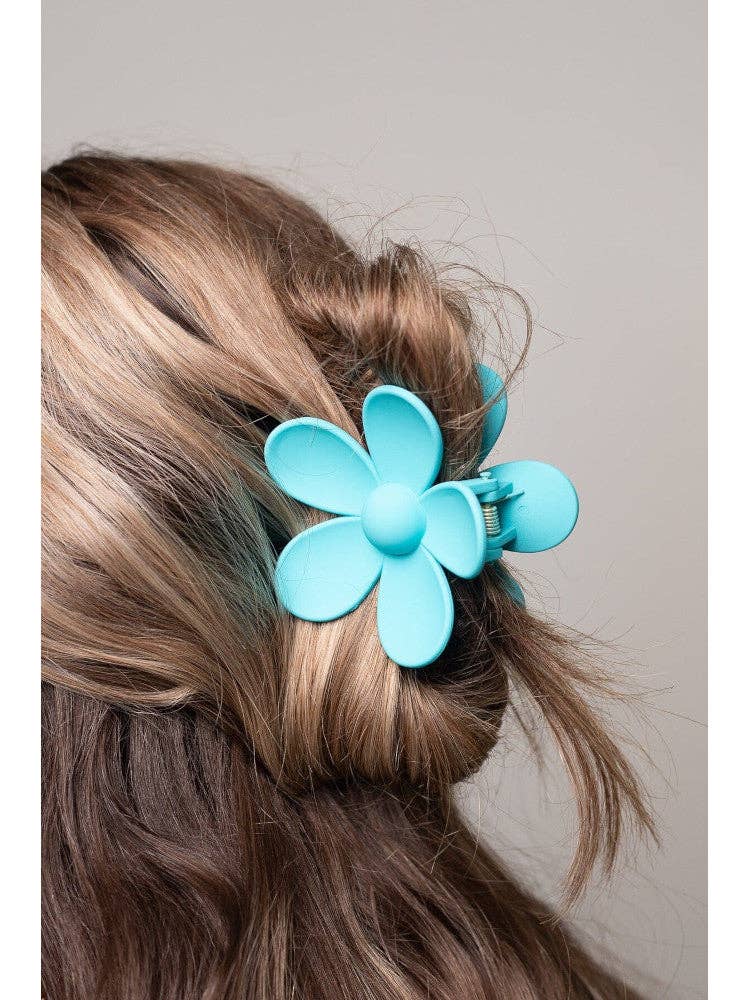 Claw Clip -- Flower - Ocean