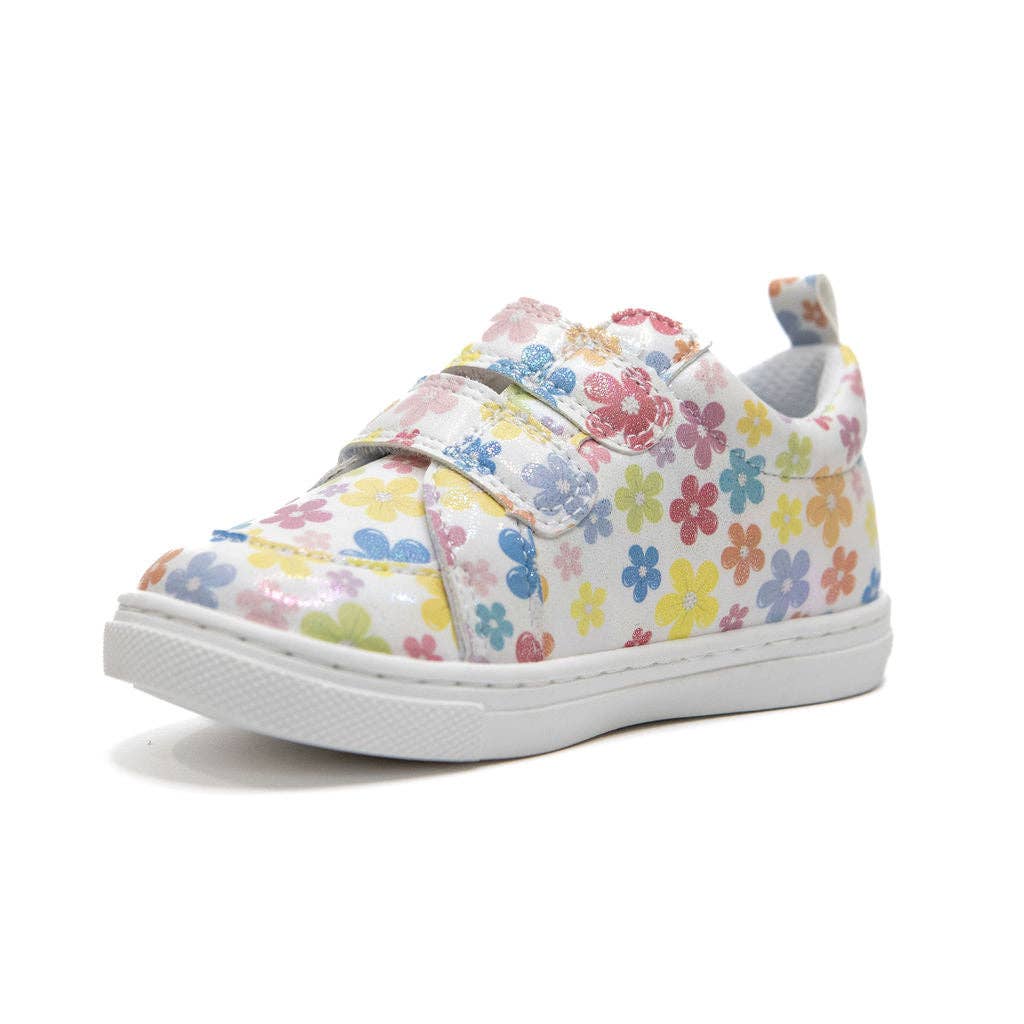 PETAL flower toddler girls sneakers: Size 7.5