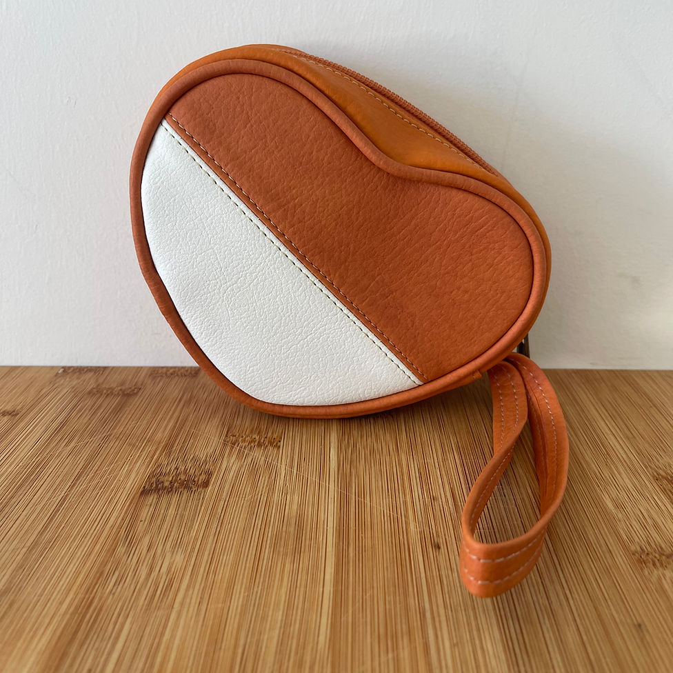 Purse Heart Orange