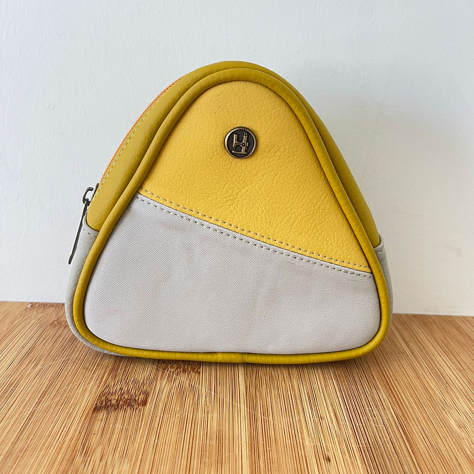 Purse Triangle Mustard