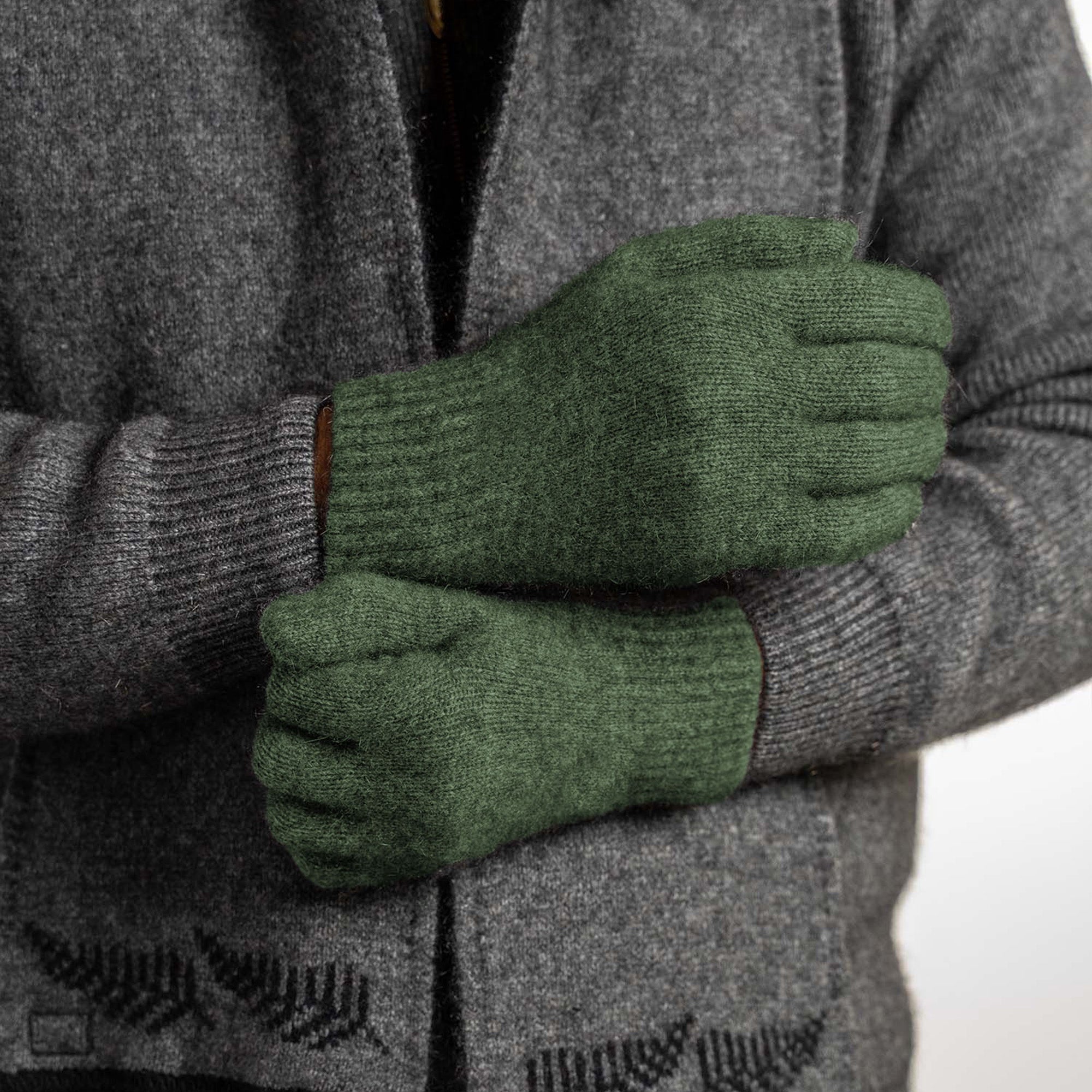 Premium Possum and Merino Wool - Plain Gloves