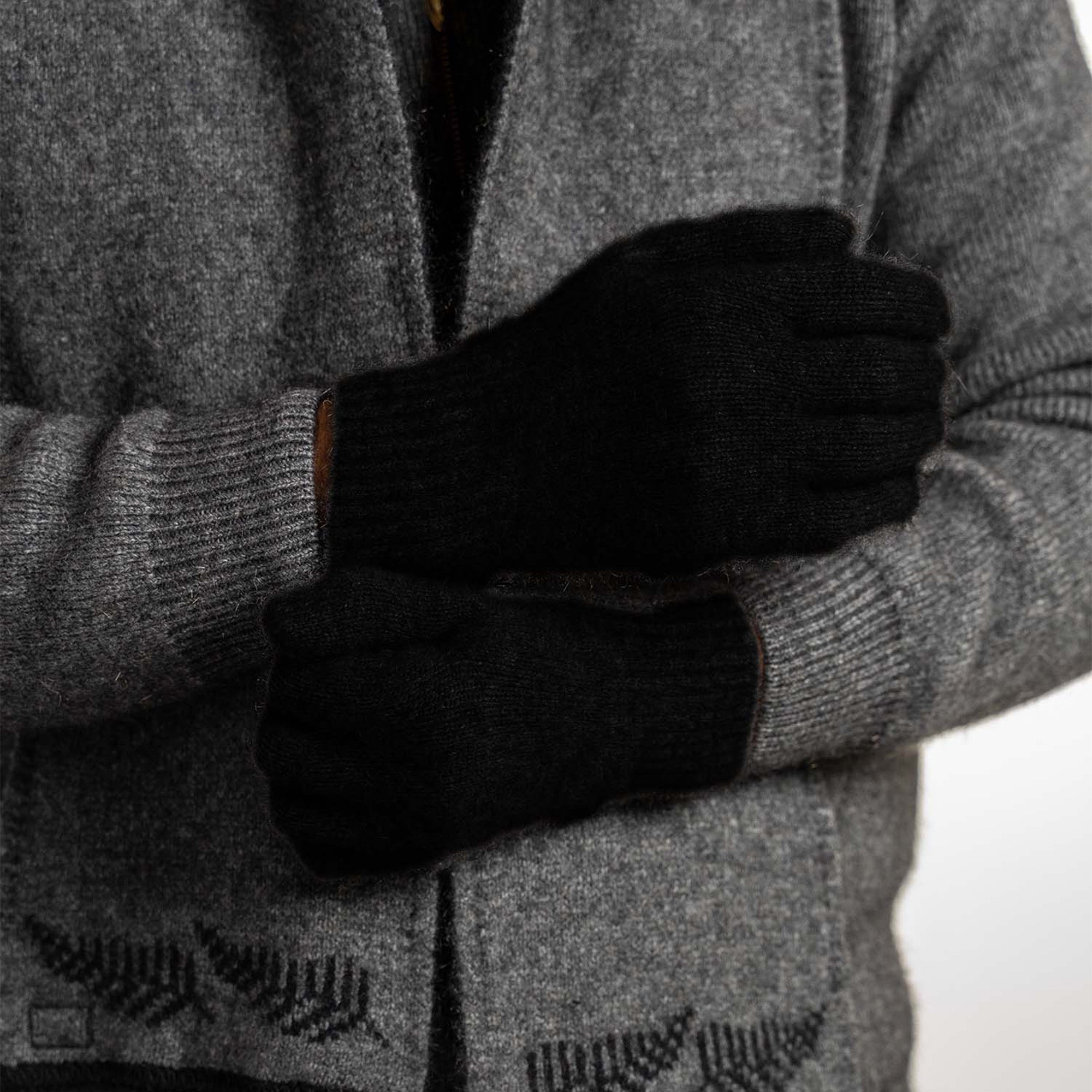 Premium Possum and Merino Wool - Plain Gloves